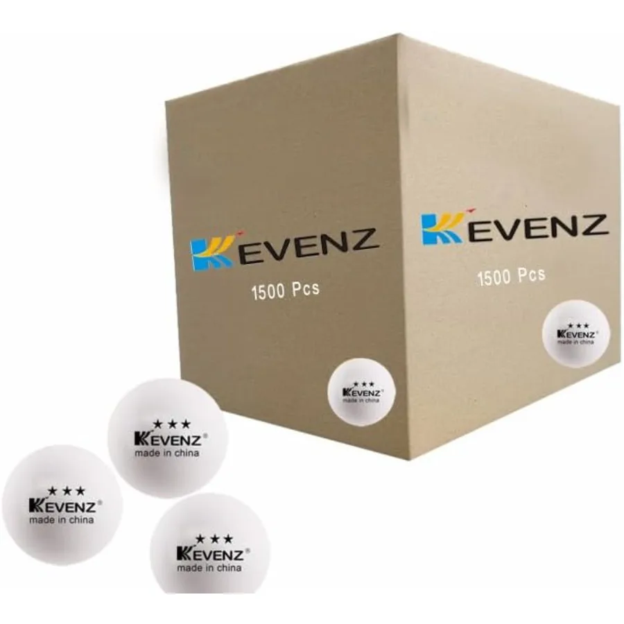 

1500 упаковок 3-звездочных мячей для настольного тенниса для соревнований и тренировок в помещении и на открытом воздухе. Высококачественные пластиковые мячи белого цвета.