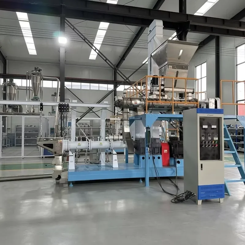 Twin Screw Wet Feed Extruder Floating Fish Extruder Pet Dog Food Extruder