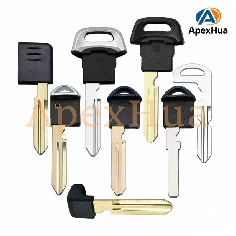FOR Nissan NX8 Teana Sylphy Livina Tiida GTR Kicks Smart Card Emergency Insert Uncut Key Blade, Spare Replacement Key Blank
