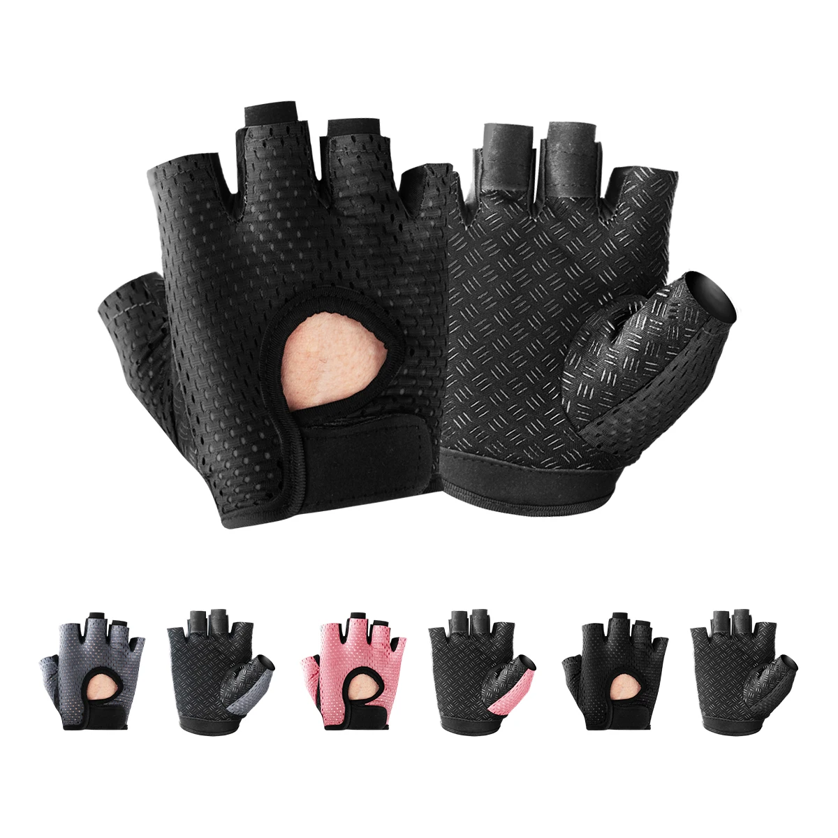 AliExpress WRELS Sport Gloves Breathable Anti-Slip Cycling Fingerless Gloves Gym Training Fitness Ice Silk Gloves Men Women Weightlifting Gloves