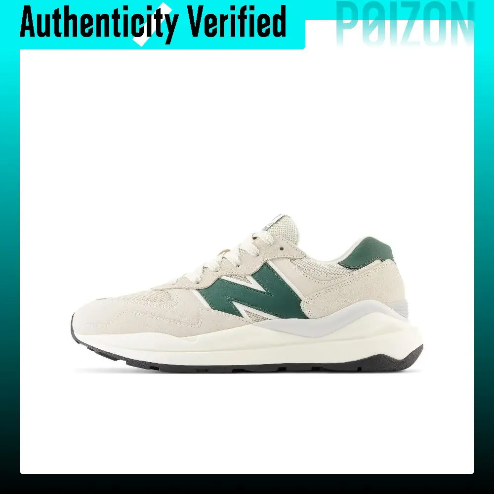 New Balance NB 5740 Abrasion Resistant Breathable Coverage Support Low top Running Shoes Unisex Beige White Green M5740ESA