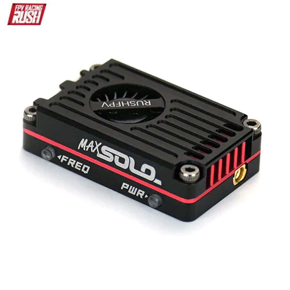 RushFpv Rush Max Solo 2.5W 2500mW 4.9Ghz 8CH X-Band Xband Vtx trasmettitore Video MMCX Plug guscio CNC per RC FPV Racing Drone