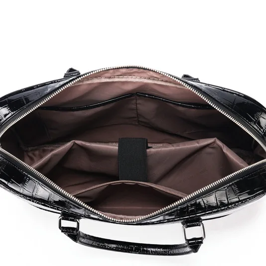 2025 nouveau motif Alligator sacs pour ordinateur portable en cuir Pu porte-documents pour hommes marque de luxe hommes sacs à main hommes messager 14 pouces sac d'ordinateur