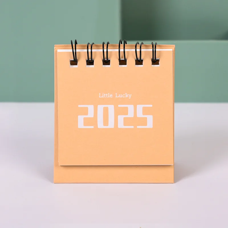 2025 Mini Calendar With Simple And Inspirational Text Check In Plan Decorated With Small Ornaments On The Lunar Desktop