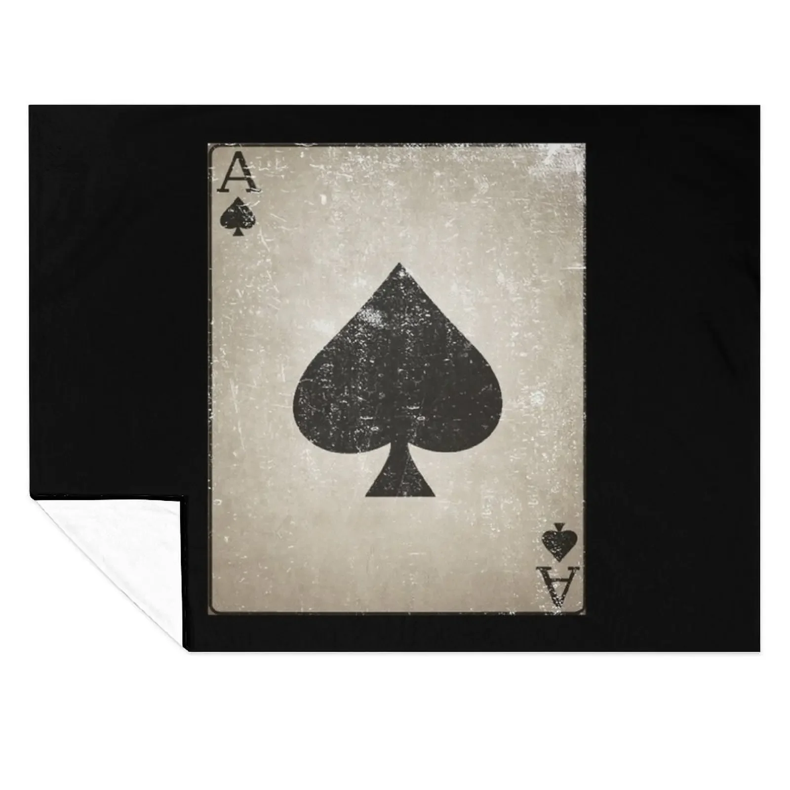 

Ace of Spades Throw Blanket Decorative Beds For Baby Picnic Single Blankets