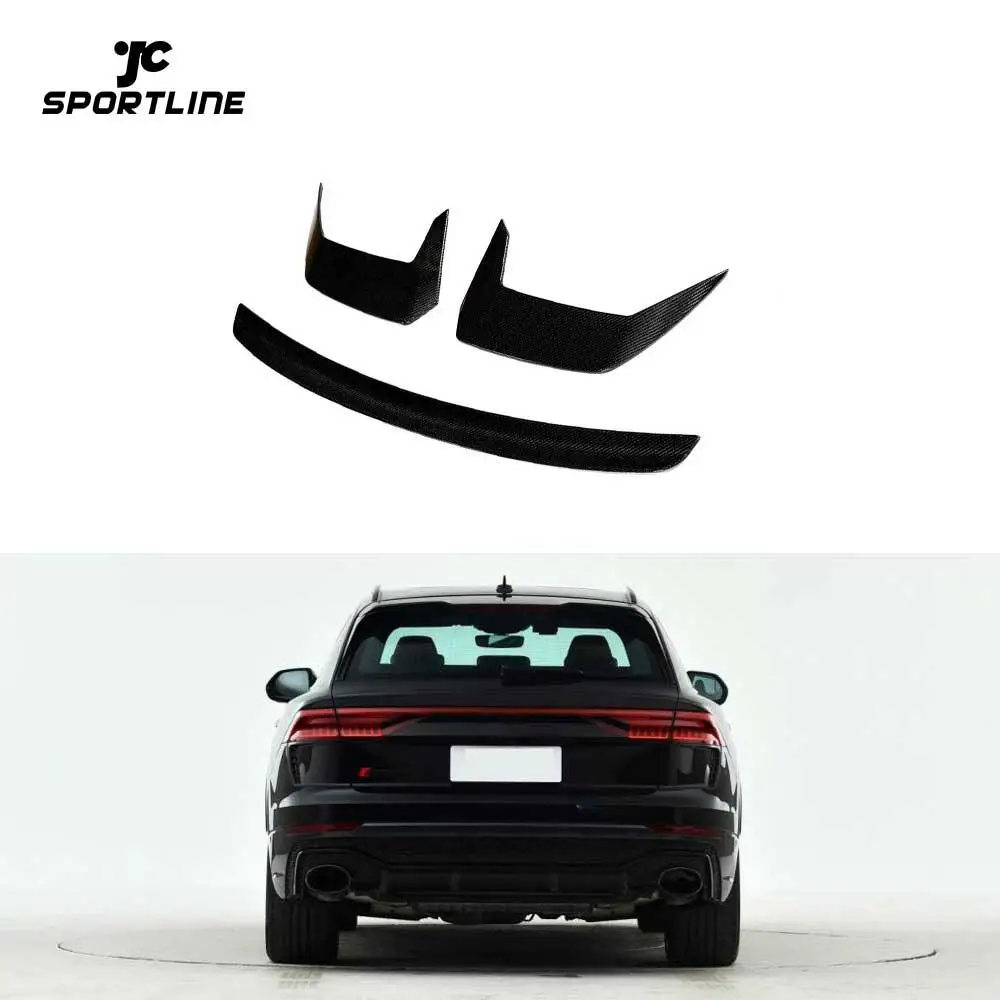 

Q8 Carbon Fiber Rear Trunk Spoiler Wing Lip For Audi RSQ8 2021-2023
