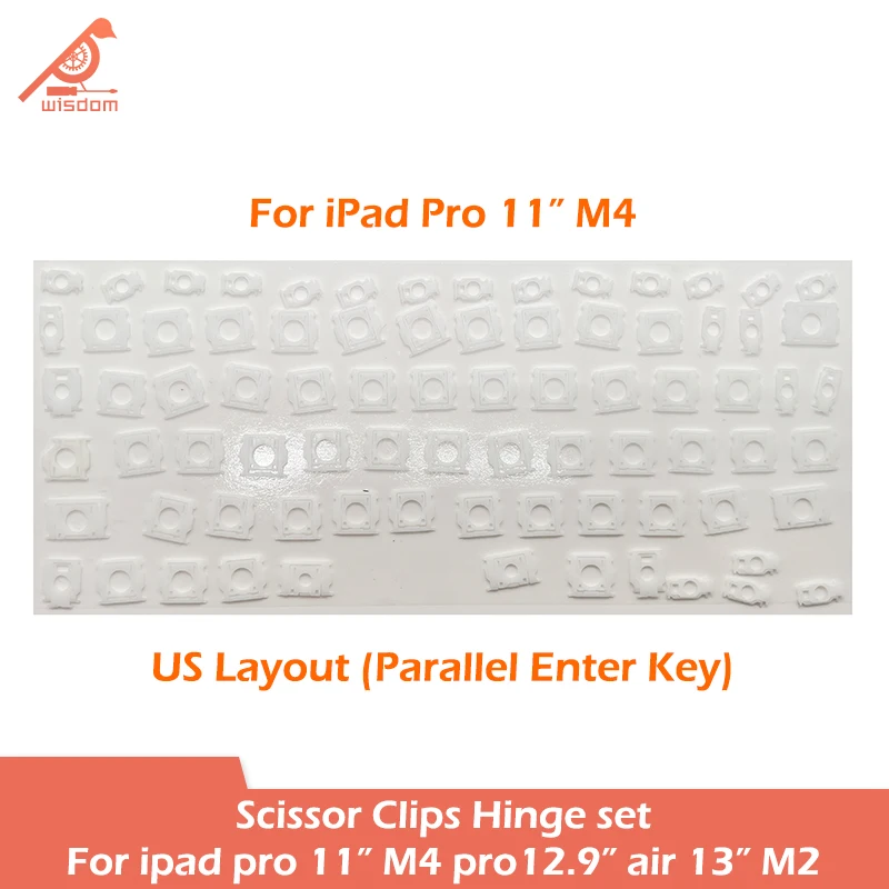 US Layout Complete Full Set Scissor Clips Hinge For iPad Pro 11