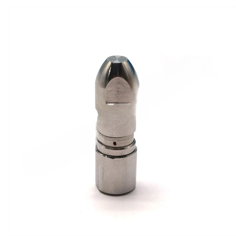 Industrial Tank Rinsing Nozzle Stainless Steel Water Mouse Nozzle 1/8 Inch 360° Automatic Rotation Large Flow Washing Nozzle