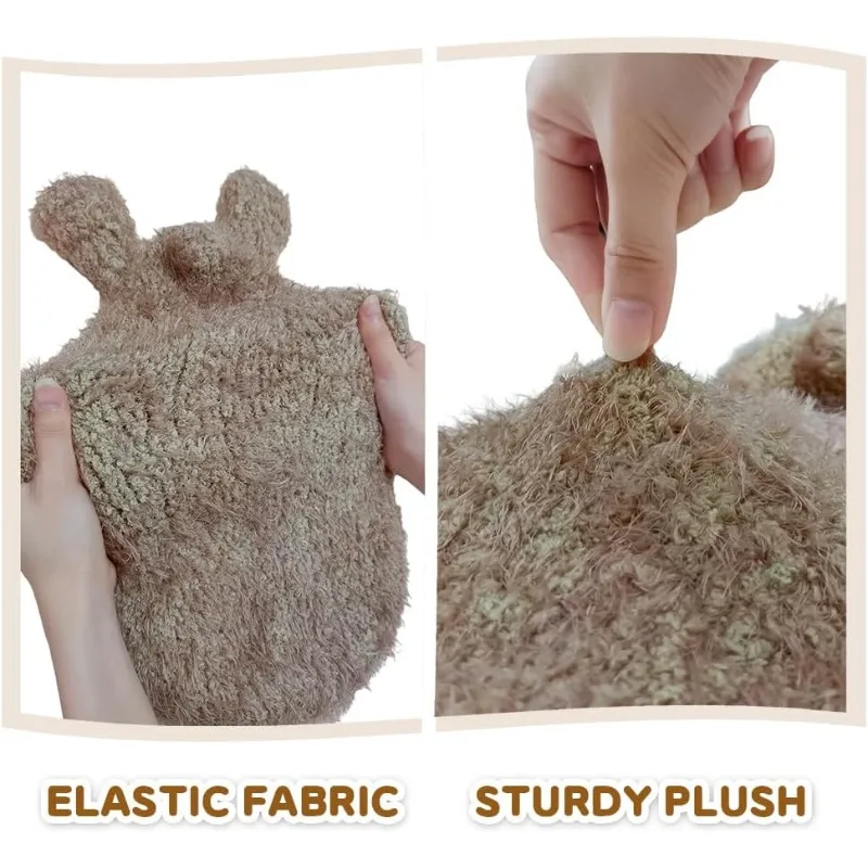 مجموعة دعامة التصوير الفوتوغرافي لحديثي الولادة - قبعة ملفوفة من الصوف الناعم لمجلسات صور الأطفال، زي كامل لالتقاط الصور لحديثي الولادة