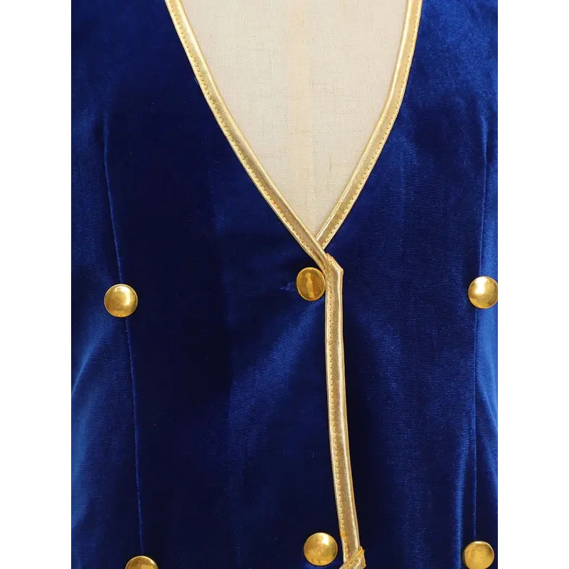 Sky01 Chaqueta Steampunk renacentista para niños, esmoquin, abrigo de cola Vintage Medieval, levita, circo de Halloween, maestro de ceremonias, CosplaSd01 $