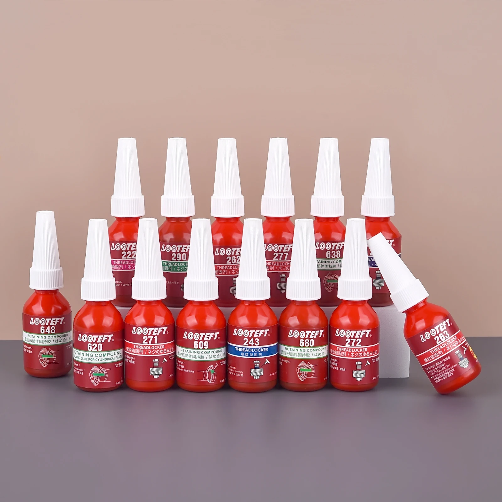 10ml Threadlocker Screw Glue Quickly Cured Thread Locking Agent Anaerobic Adhesive Corrosion-Resistant Anti-Loosening Glue