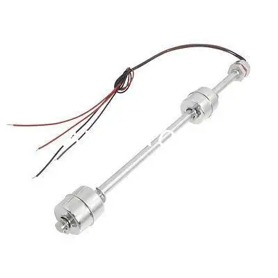Water Level Sensor Two Balls 265mm Long Stainless Steel Float Switch