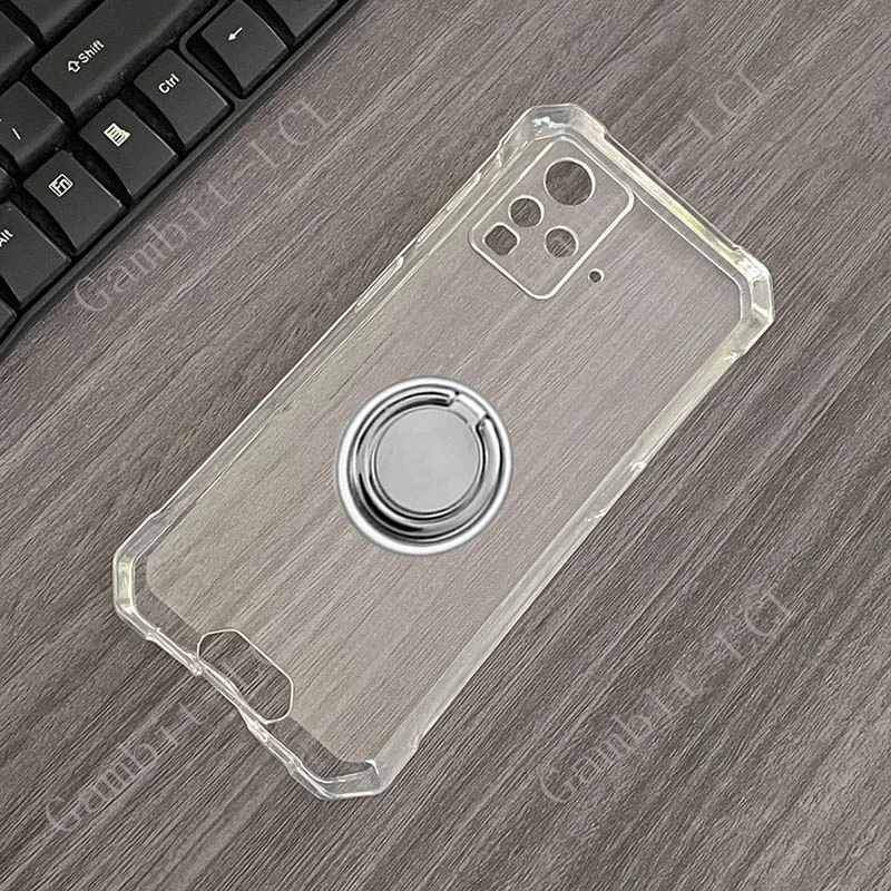 For Blackview BV4800 SE Pro BV4800SE BV 4800 4800Pro Back Ring Holder Bracket Phone Case Smartphone TPU Soft Cover