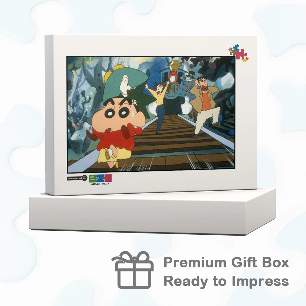 크레용 신찬 직소 퍼즐 Shinnosuke 및 친구 만화 교육 장난감 만화 시리즈 DIY 종이 직소 퍼즐 게임 선물