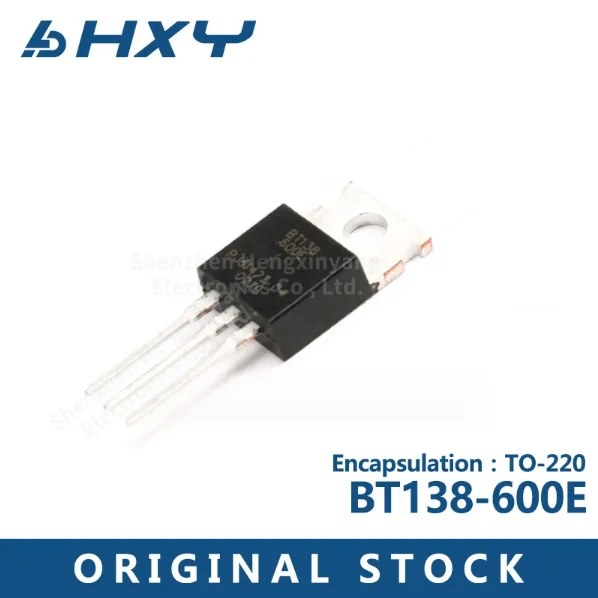 10PCS    BT138-600E TO 220 three-terminal bidirectional thyristor 12A 600V