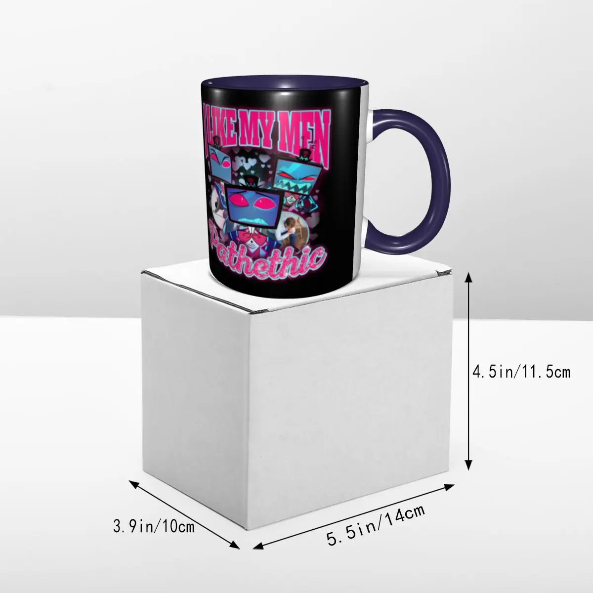 Picture 6: Hazbins Anime Animation Hotel Vox Mug Personalized Ceramic Coffee Mug Creative Gift