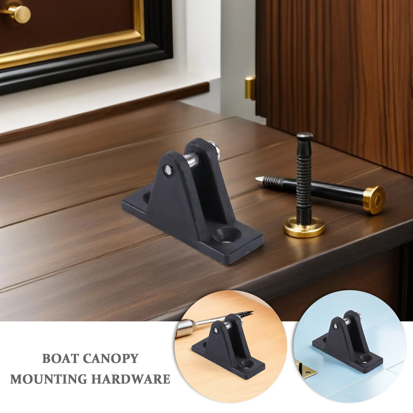 6Pcs Deck Boat Hinge Canopy Deck Mount For For Boat Hardware Kit Nylon Marine Grade Flat Top Fittings Yacht