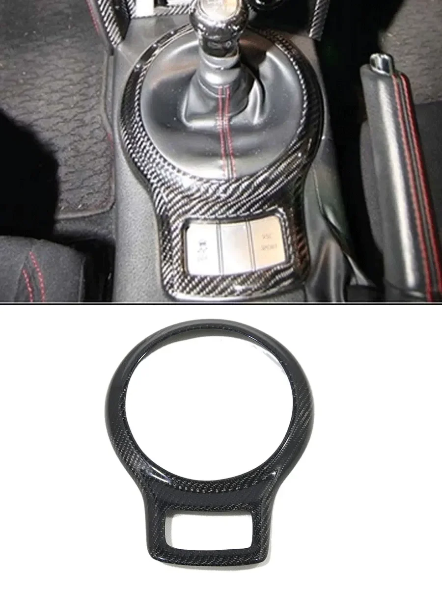 For Toyota 86 GT86 Subaru BRZ True Carbon Fiber Interior Modification, Complete Set of Center Console Panel Decorative Stickers