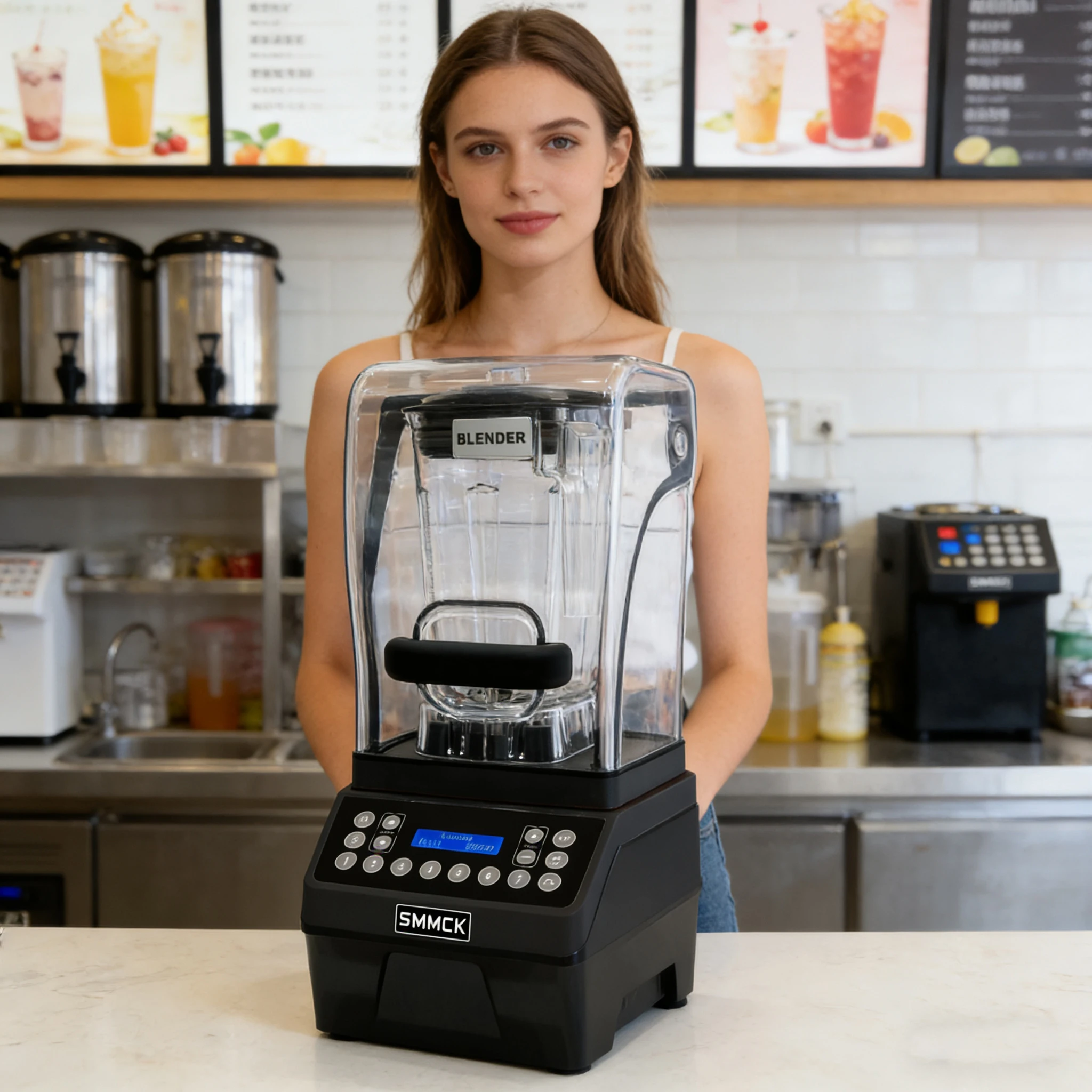 Blender - SMMCK High-Power Smoothie Blender for Soy