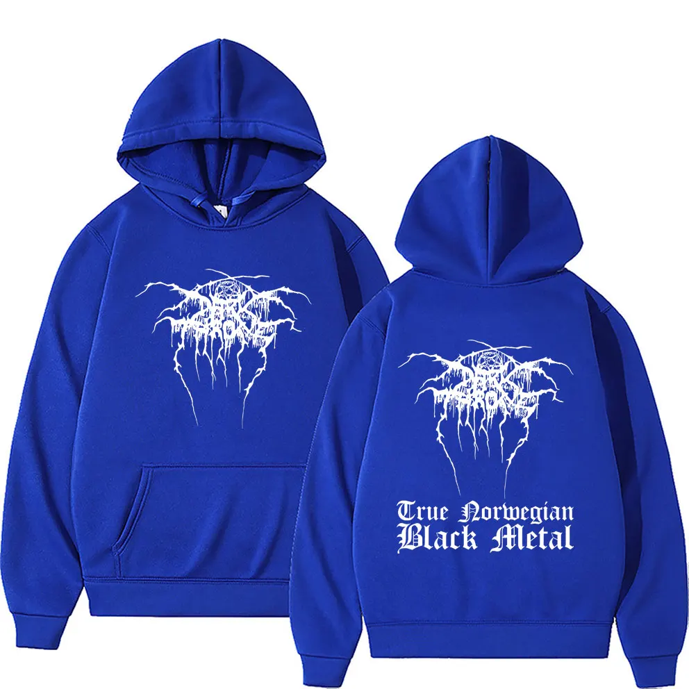 Vintage Darkthrone True Norwegian Black Metal Hoodie Male Mayhem Pullover Men Women Classic Death Black Metal Rock Sweatshirt