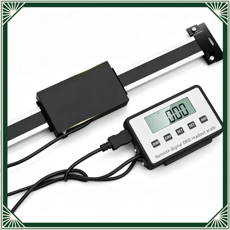 Digital Linear Scale Grating Displacement Sensor External Machine Tool Ruler High Precision Dual-purpose Position Measuring