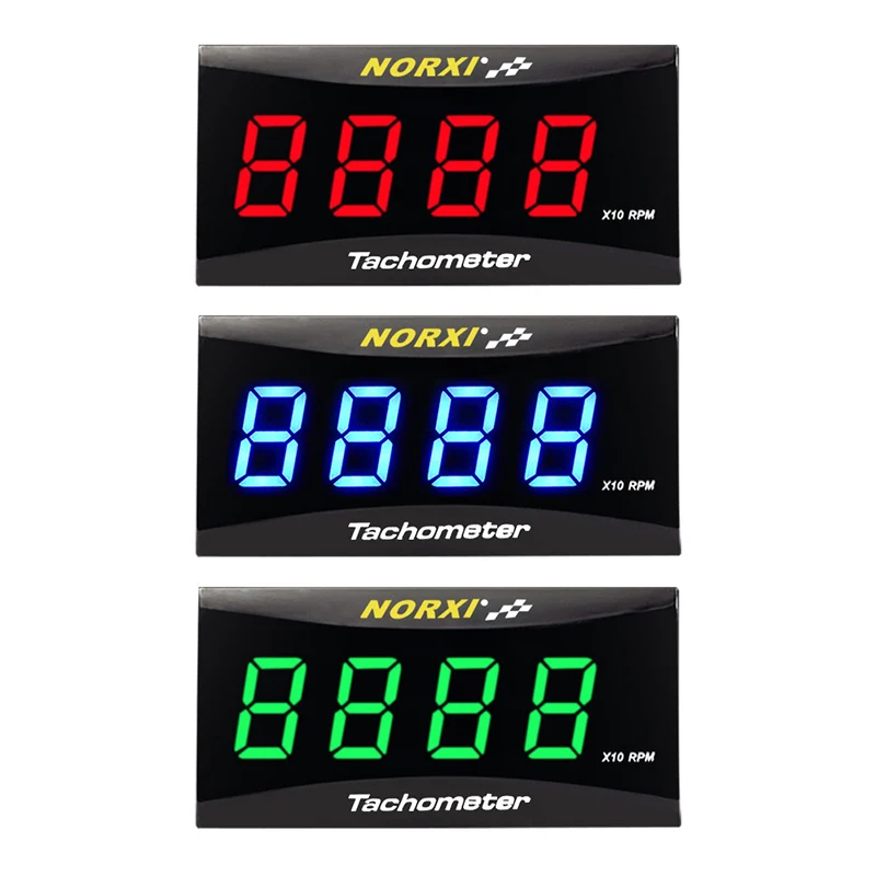 koso Motorcycl meter rpm Digital Square LCD Display Engine Tachometer Gauge for BMW YAMAHA KAWASAKI Racing