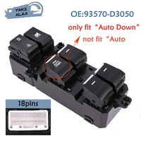 Para Hyundai Tucson 2016 2017 2018 2019 interruptor de Control de ventanilla eléctrica principal botón elevador de vidrio 93570-D3050 93570-D3051