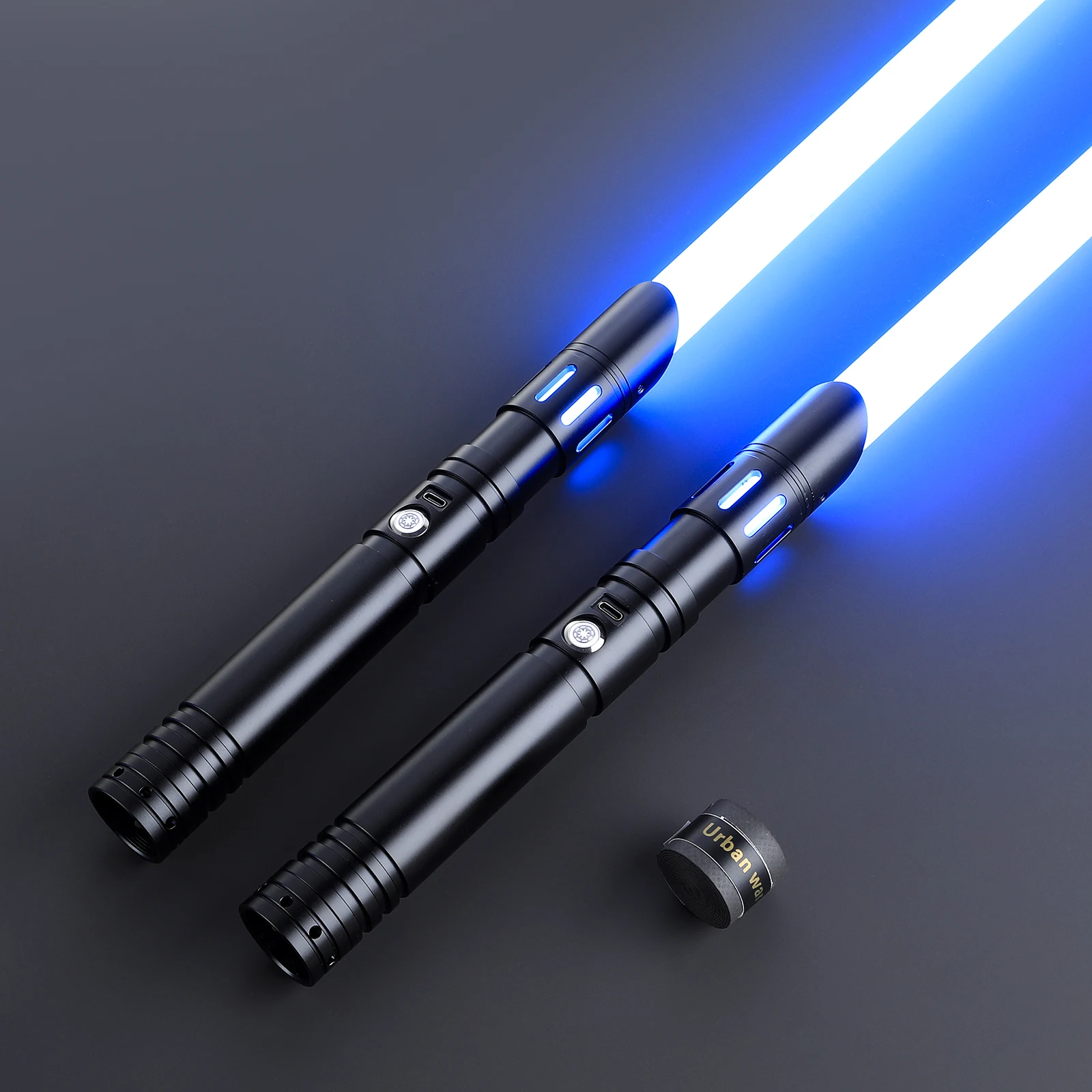 Lgt sabers tudio force schweres Duell Doppelklingen-Lichtschwert unendlicher Farbwechsel mit bluetooth mpfindlichem glattem Schwung