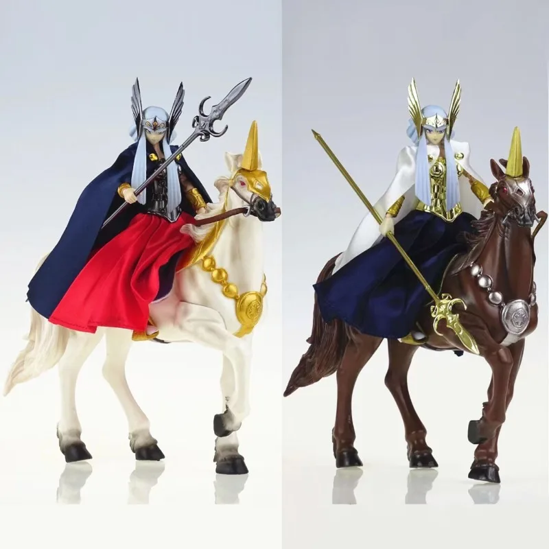 

JM Saint Seiya Saint Clothes Myth EX Hilda/White Horse Action Figure Model Toys Desktop Ornaments Gift Collection
