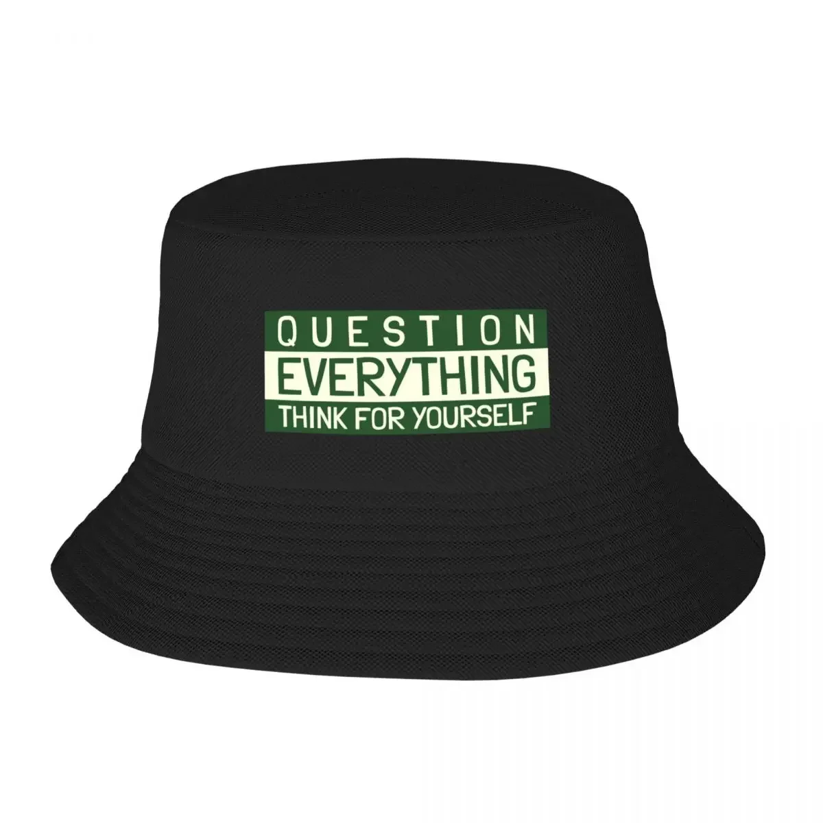 Question Everything - Think For Yourself Bucket Hat fishing hat fashionable Bobble Hat Women's Beach Outlet 2024 Men's