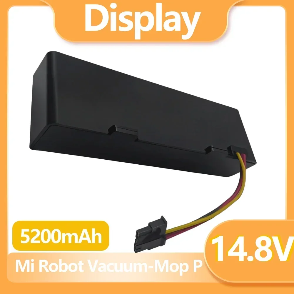 Nieuwe 14.8V 5200mAh 18650 4S1P Veegmachine Batterij voor Xiaomi Robot Vacuüm-Mop P Vegen Dweilen Robot STYTJ02YM Li-Ion Batterij