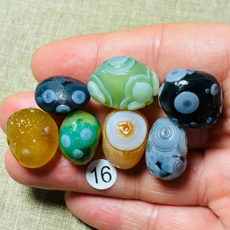 Natural Polychrome Gobi Agate Rock Specimen Energy Crystal Healing Chakra Reiki Stone Home Decor 1-11