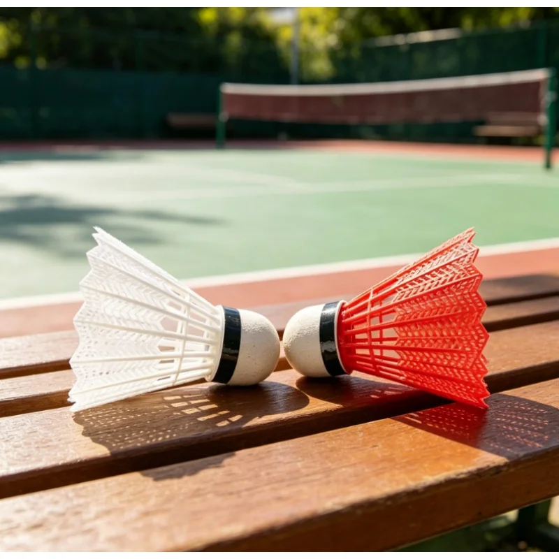 6Pcs/set Color Badminton Color Plastic Foam Ball Head Outdoor Leisure Sports Hit Resistant Stability Training Ball Shuttlecock