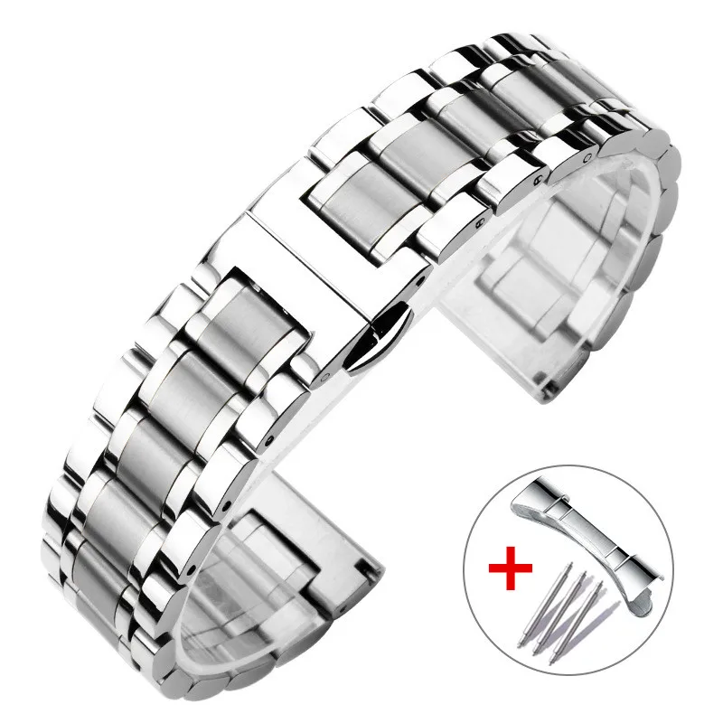 20mm 22mm Stainless Steel Band for Huawei Watch GT2 46 42mm Amazfit GTS Sport Smart Watch Belt for Samsung Galaxy Active Gear S2