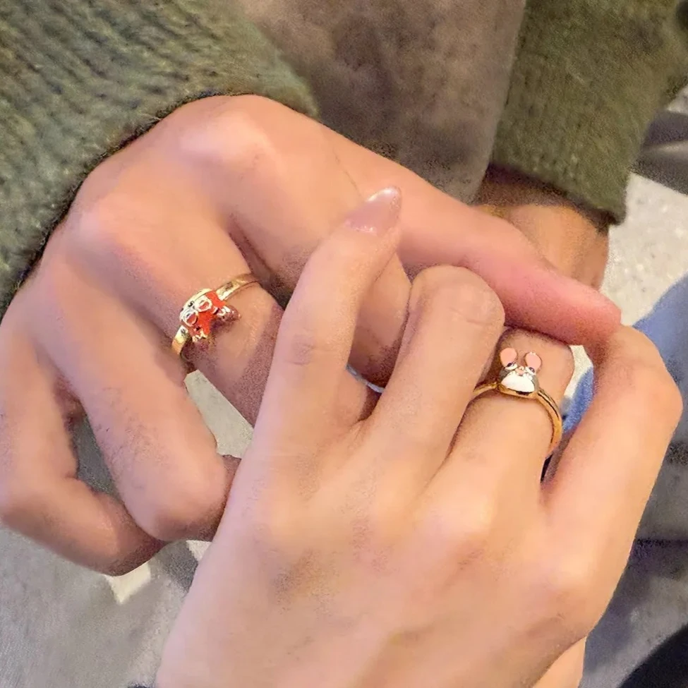 Zootopia 2 Nick Judy Paarring met verstelbare opening voor mannen en vrouwen Leuk en leuk Veelzijdig en uniek kerstcadeau