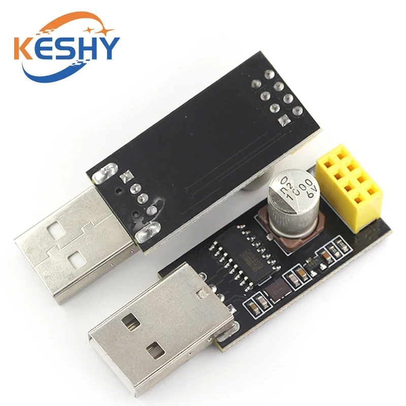 ESP01 Programmer Adapter UART GPIO0 ESP-01 Adaptaterr ESP8266 CH340G USB to ESP8266 Serial Wireless Wifi Developent Board Module
