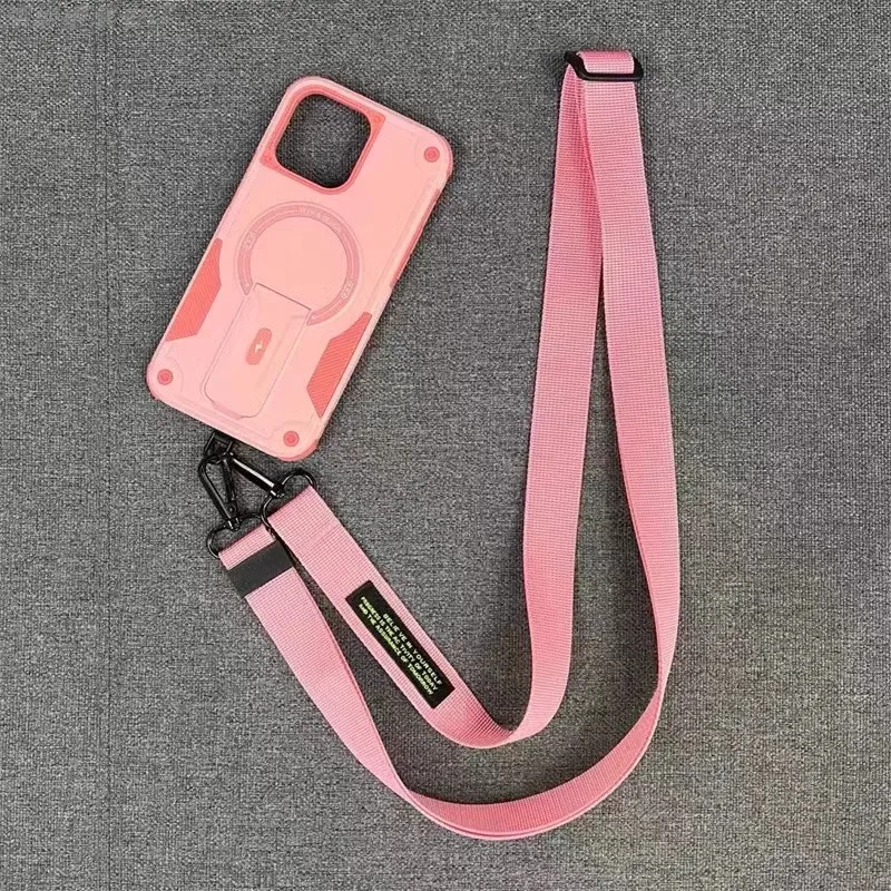 

FPR is suitable for iPhone 15 Promax solid color armored robot phone case, Apple 15 Plus push-pull bracket, Magsafe magnetic han