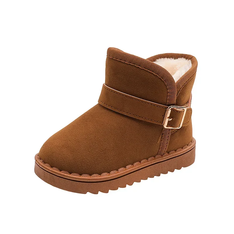 

New Children's Boot Winter Boys Soft-soled Non-slip Cotton Shoes Girls Padded Thickened Warm Snow Boots Kids Casual Shoe