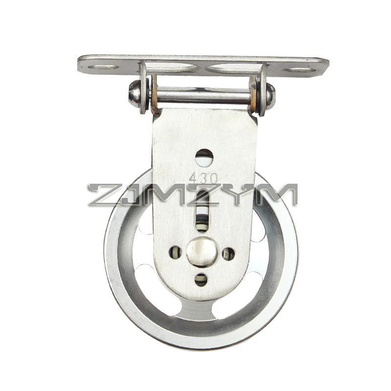 1PC Wall Mount Home Gym Rotating Silent Pulley Bodybuilding Pulley Lat Lift Cable Muscle Pulley Mute Swivel Bearing Wheel