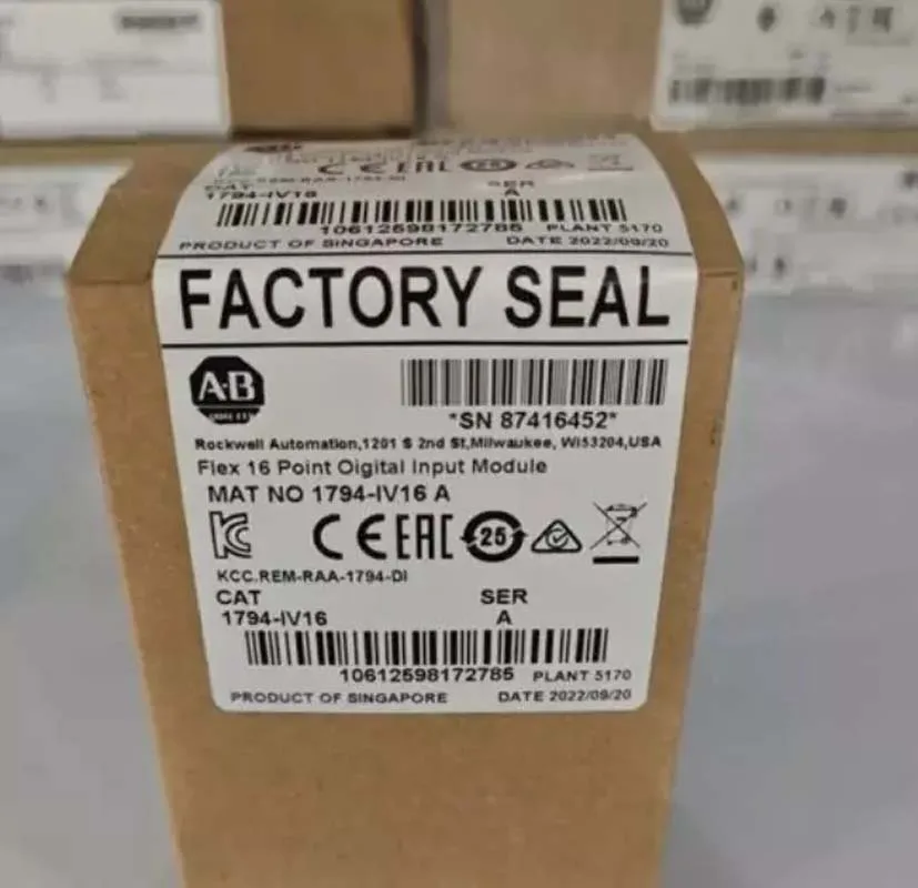 

Новые оригинальные модули ввода-вывода Allen-Bradley POINT I/O 1794-IV16, 1794-OC16, 1794-OV16, 1794-PS3, 1794-PS13 EtherNet/IP