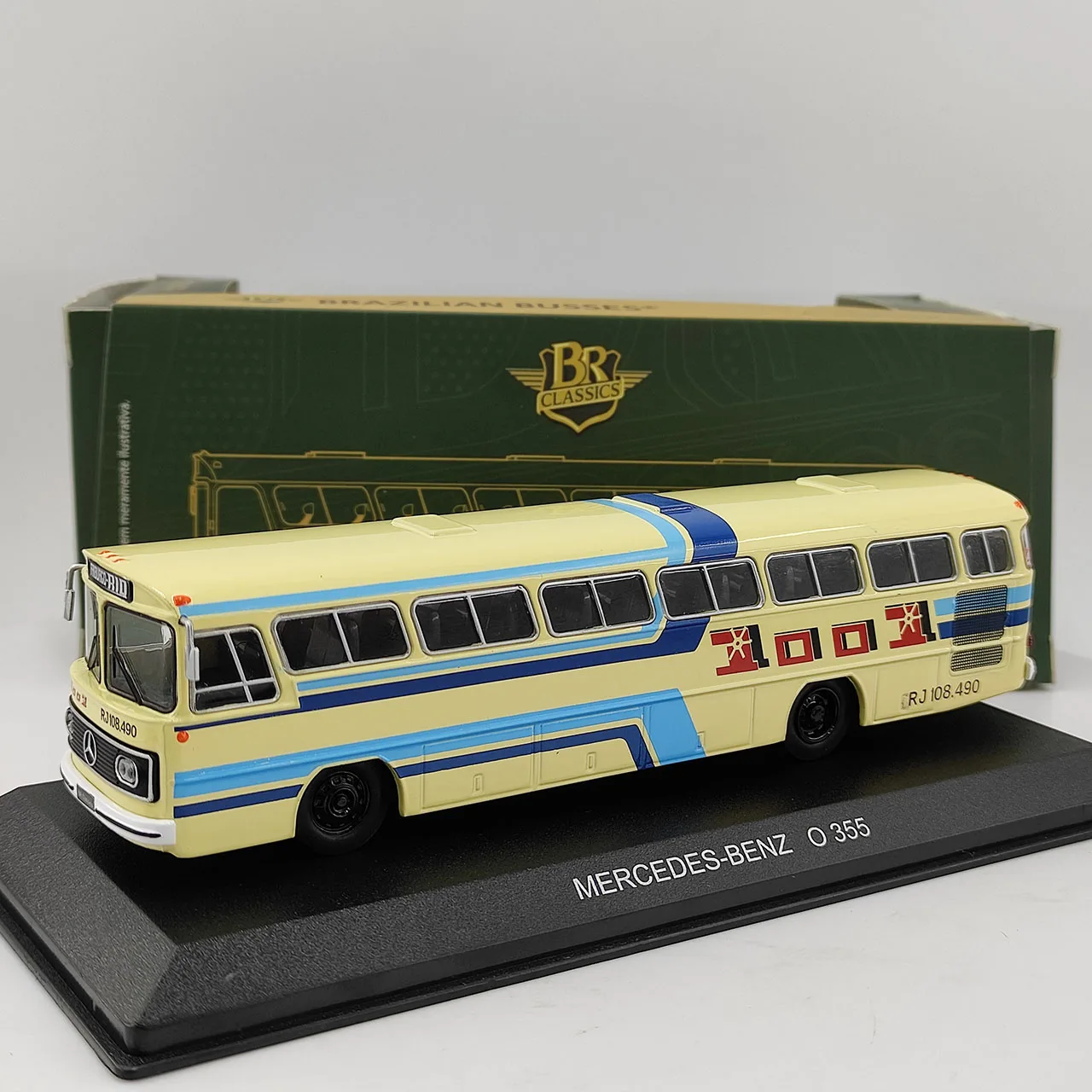 

Литой под давлением IXO масштаб 1:72 BENZ O 355, автобус, модель автомобиля из сплава, Коллекционная игрушка, подарок, сувенир, демонстрационный орнамент