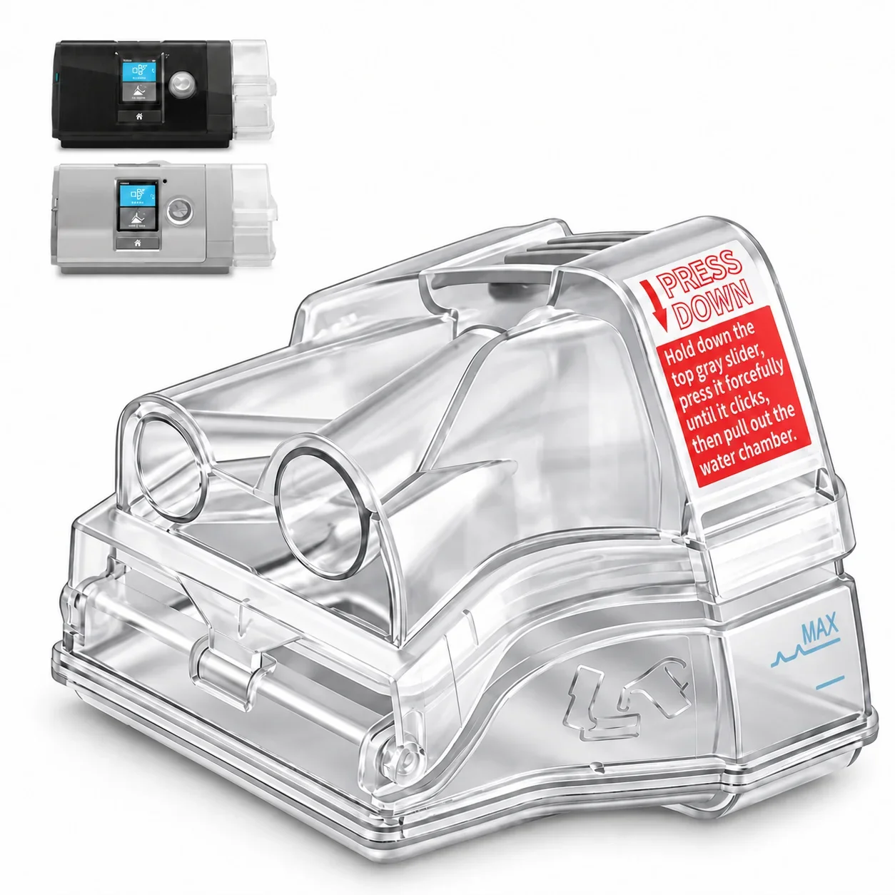 Replacement CPAP Water Chamber Compatible with AirSense 10, Replacement Humidifier Tank Compatible with S10 Series, CPAP Supplie