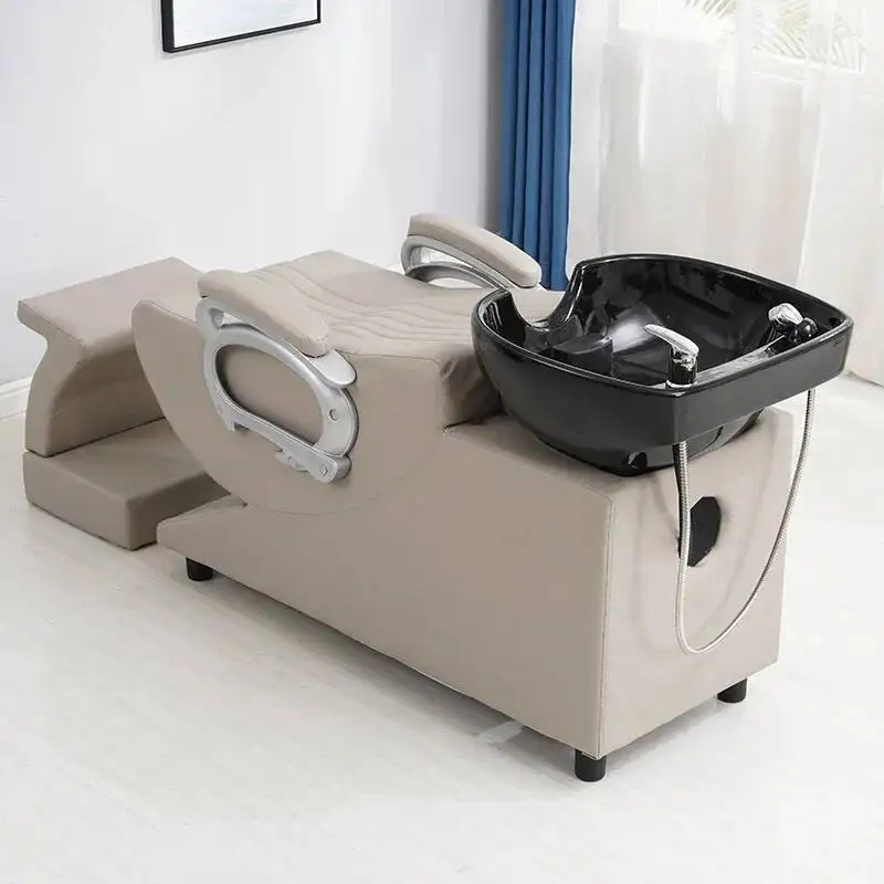 

Профессиональное оборудование для мытья волос: современное кресло-мойка для салонов, персонализированное, стильное, мебель для парикмахерских.