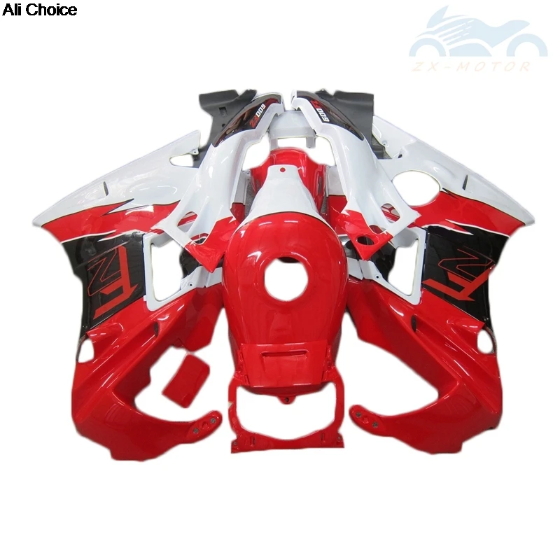 Superior Fairing Kit for Honda CBR600 F2 1991 1992 1993 1994 Accessories cbr 600 91 92 93 94 White Red fairings 9