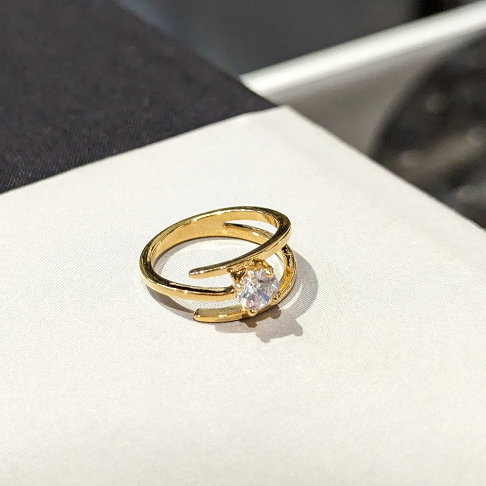 

AMORITA Simple Pop Design Ring
