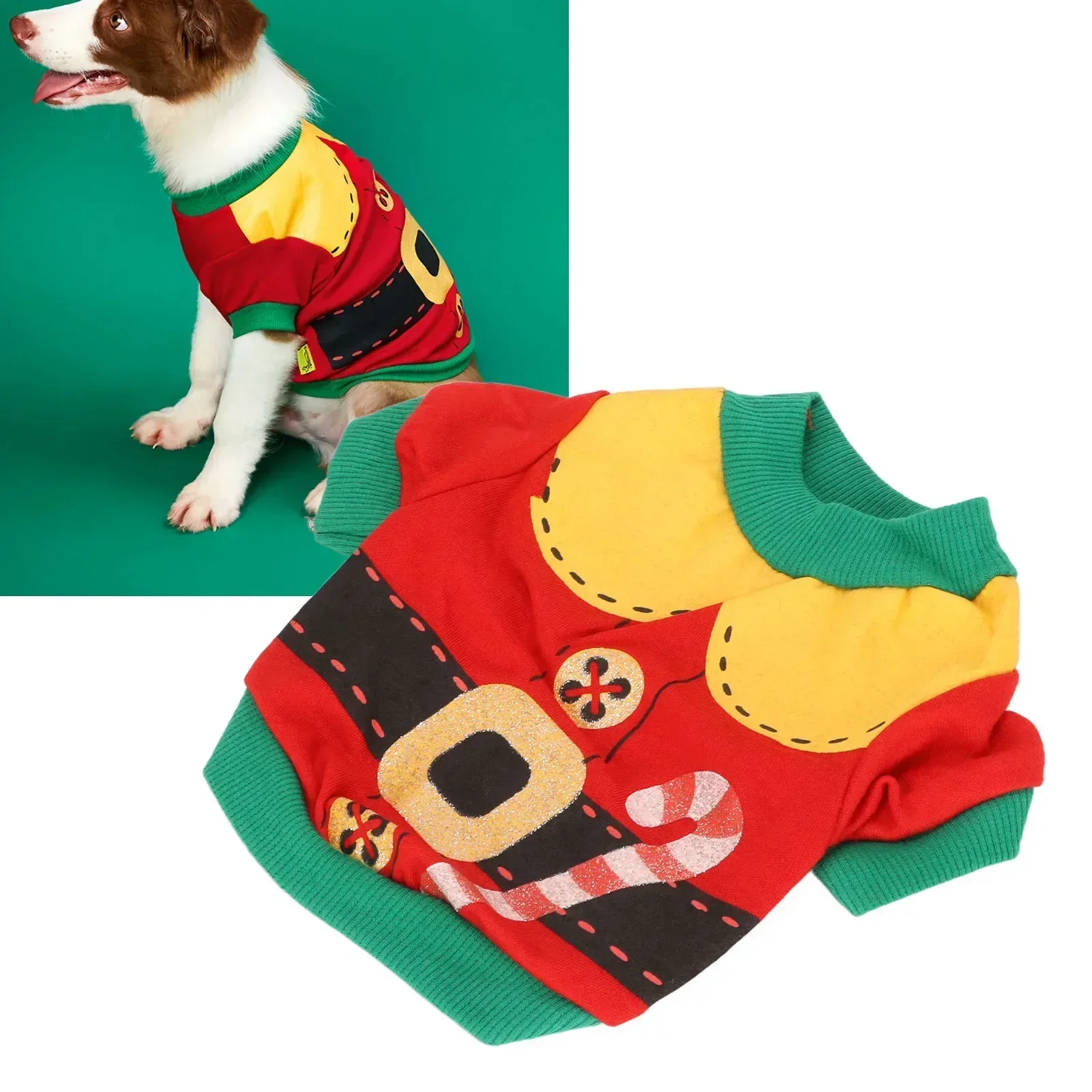 

Dog Christmas Shirt Cute Stylish Soft Warm Pet Winter Christmas Clothes For Dogs Cats Pets