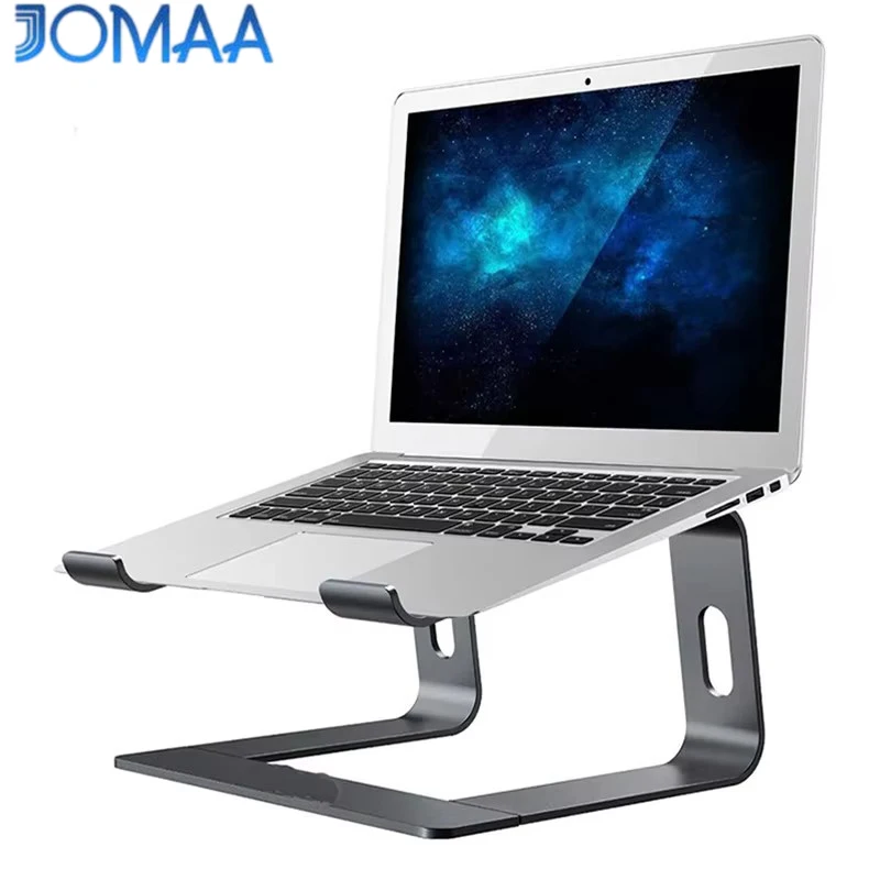 Jomaa Laptop Stand Ergonomic Aluminum Laptop Mount Computer Stand Detachable Laptop Riser Notebook Holder Stand Compatible