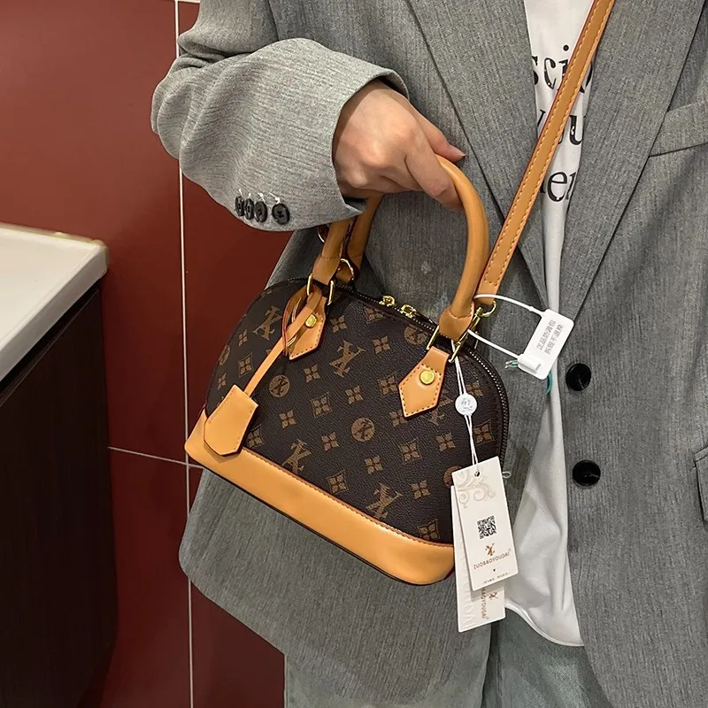 حقيبة كروس أنيقة للسيدات، حقيبة يد جلدية نسائية، حقيبة كتف من العلامة التجارية الشهيرة