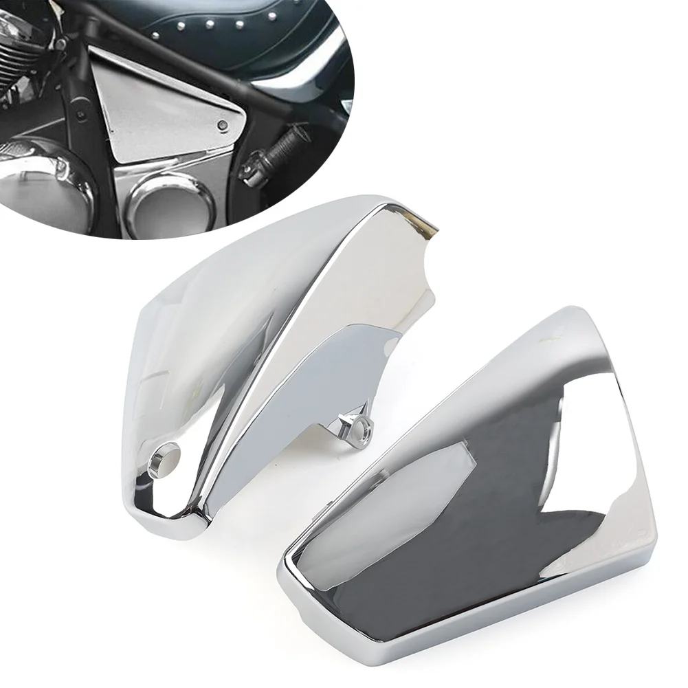 VN900 Chrome Motorcycle Battery Side Fairing Covers for Kawasaki Vulcan VN 900 Classic Custom 2006-2020