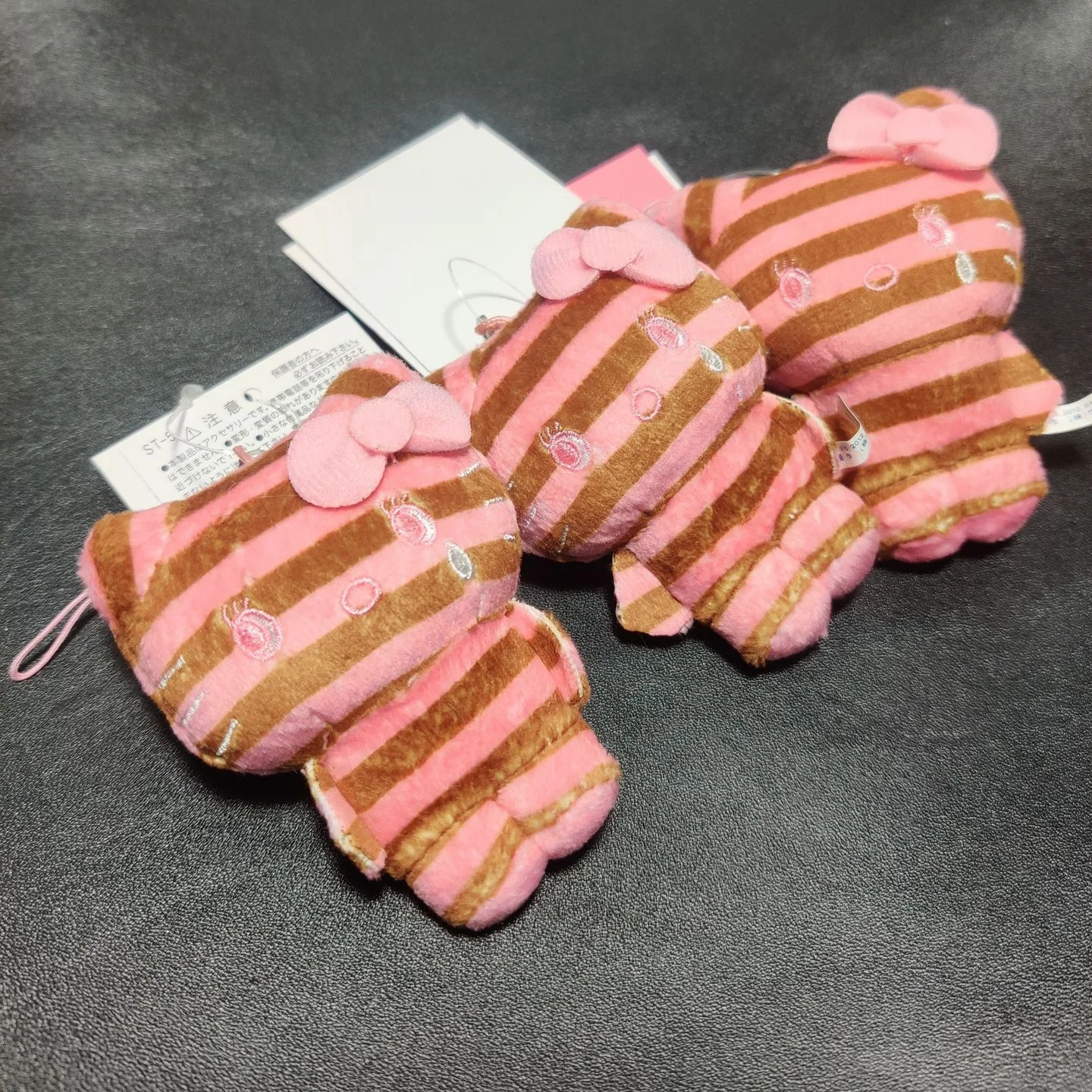 Figure Anime Hellokittys Cartoon Portachiavi di peluche Simpatici animali Kitty Cat Peluche Portachiavi Ciondolo Peluche Bambola Regali per ragazze